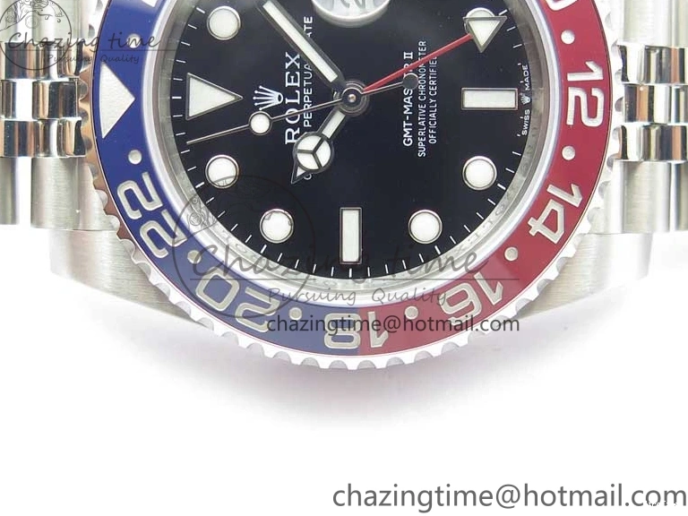 MiroTime 0504 GMT-Master II 126710 BLRO Pepsi Red Blue Ceramic 904L Steel VRF 1:1 Best Edition SA3285 CHS MAX Version SmoothTexture 2796